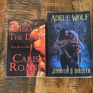 Embrace The Dark and Adele Wolf Books